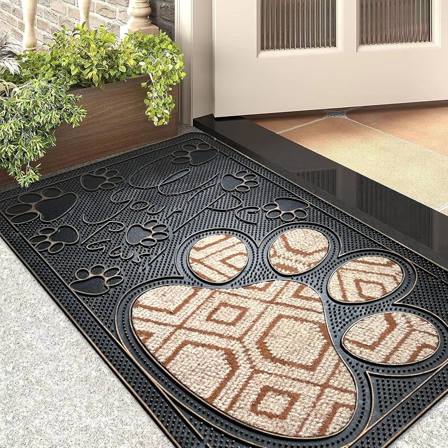 Amazon | セブンと東 玄関マット50×80cm室内屋外用泥落とし滑り